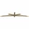 Ekena Millwork Alberta Rough Sawn Timber Gable Bracket, Douglas Fir, 108"W x 22"H x 2"D x 4"F, 5/12 Pitch GBW108X22X0204ALB00RDF - alternate 2